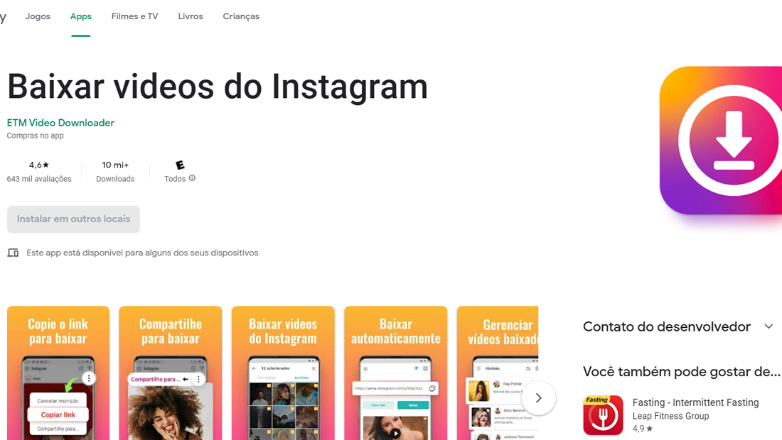 Aprenda como baixar vídeo do Instagram pelo celular