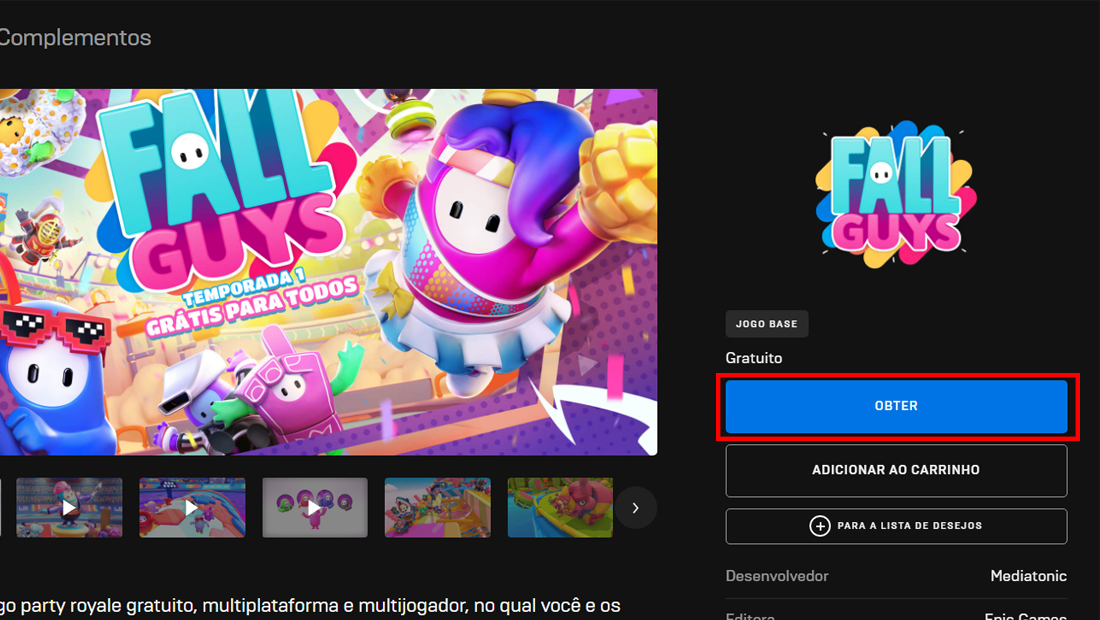 Aprenda como jogar fall guys de graça