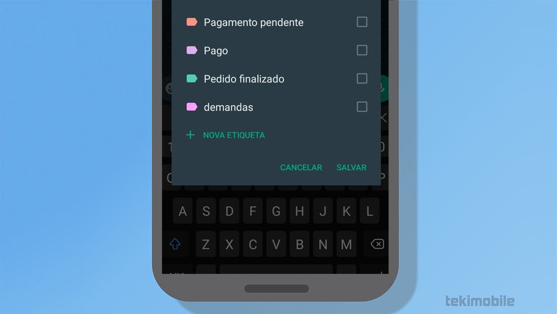 Depois escolha a que desejar e salve