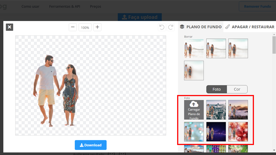 O catálogo de efeitos é bem grande na plataforma