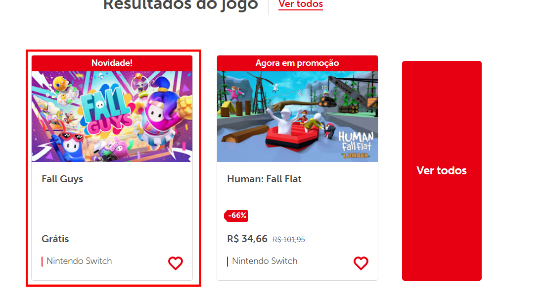 O jogo é representado pelo primeiro na busca