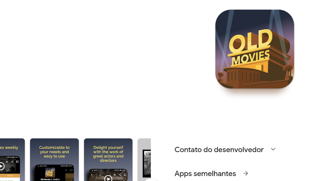 Old Movies disponível para Android