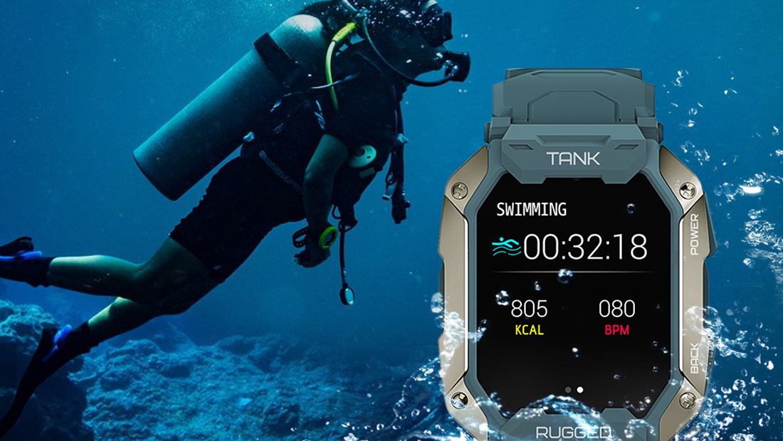 Smartwatch KOSPET TANK M1 PRO é indestrutível e custa R$ 330