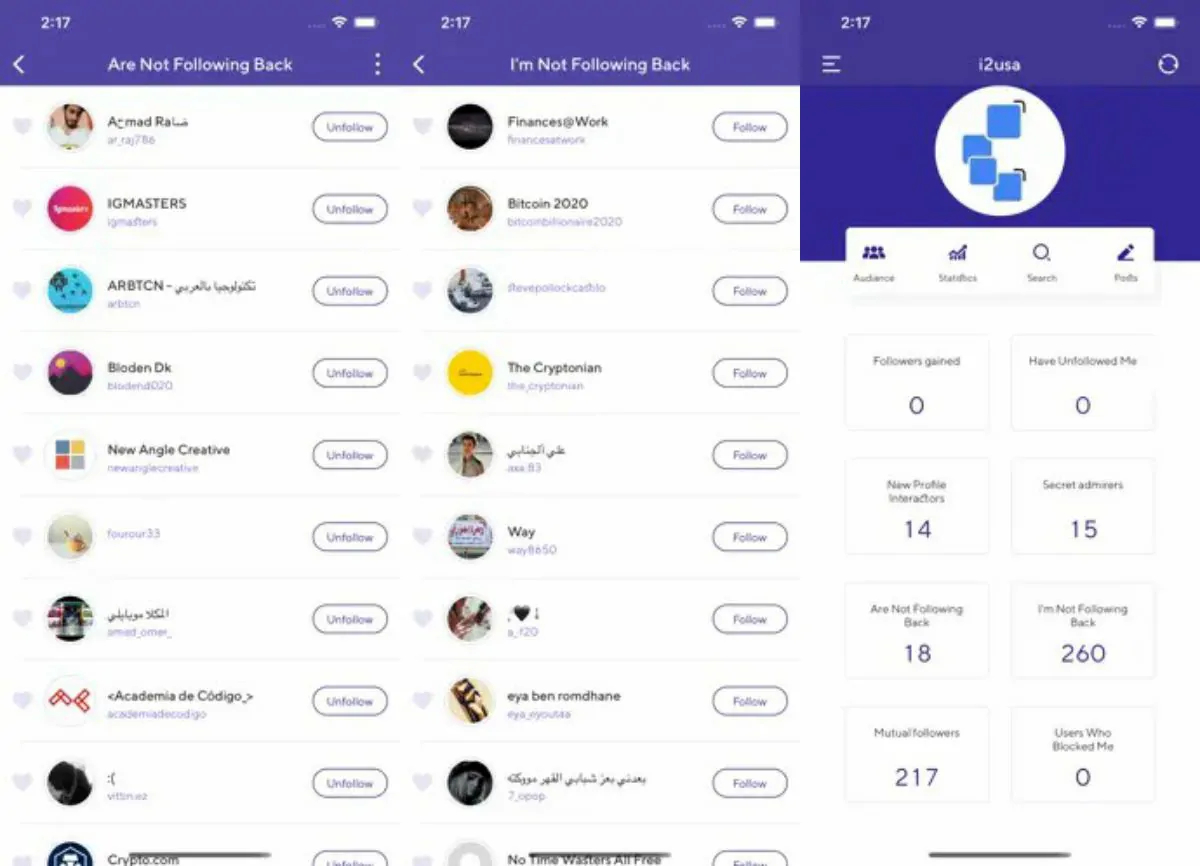 Unfollowers & Followers track - Como saber quem não me segue no Instagram