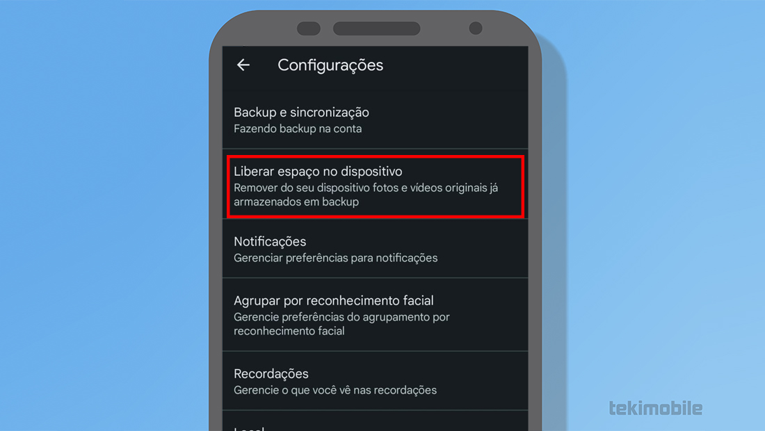 A funcionalidade é a segunda na lista