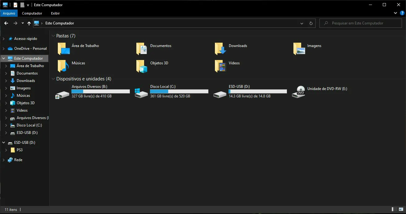 Entre em meu computador - Como limpar um pendrive no PC ou Mac