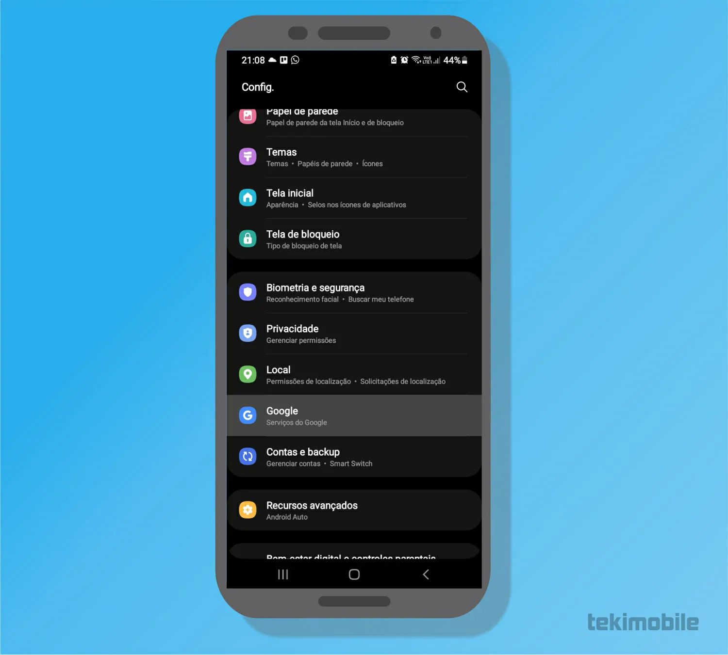 Toque em Google - Como fazer o Google parar de te rastrear [PC e celular]