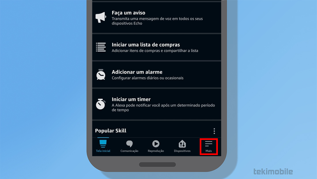 Os passos da Alexa são simples e fáceis