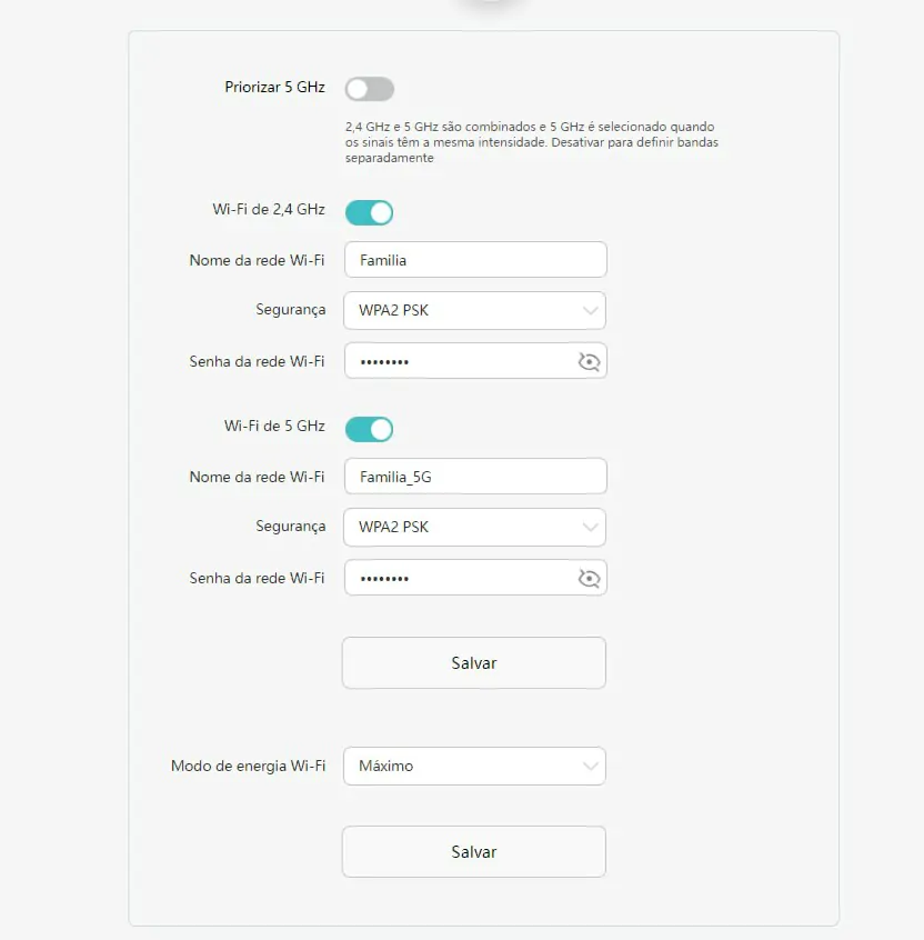Altere a senha - Como mudar a senha do Wi-Fi