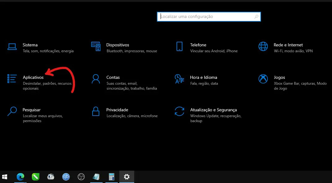 Clique em Aplicativos - Como desinstalar o OneDrive [PC e celular]