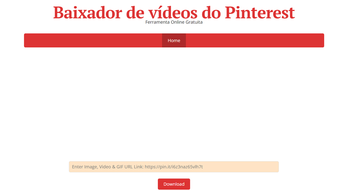 O site é simples e fácil de usar