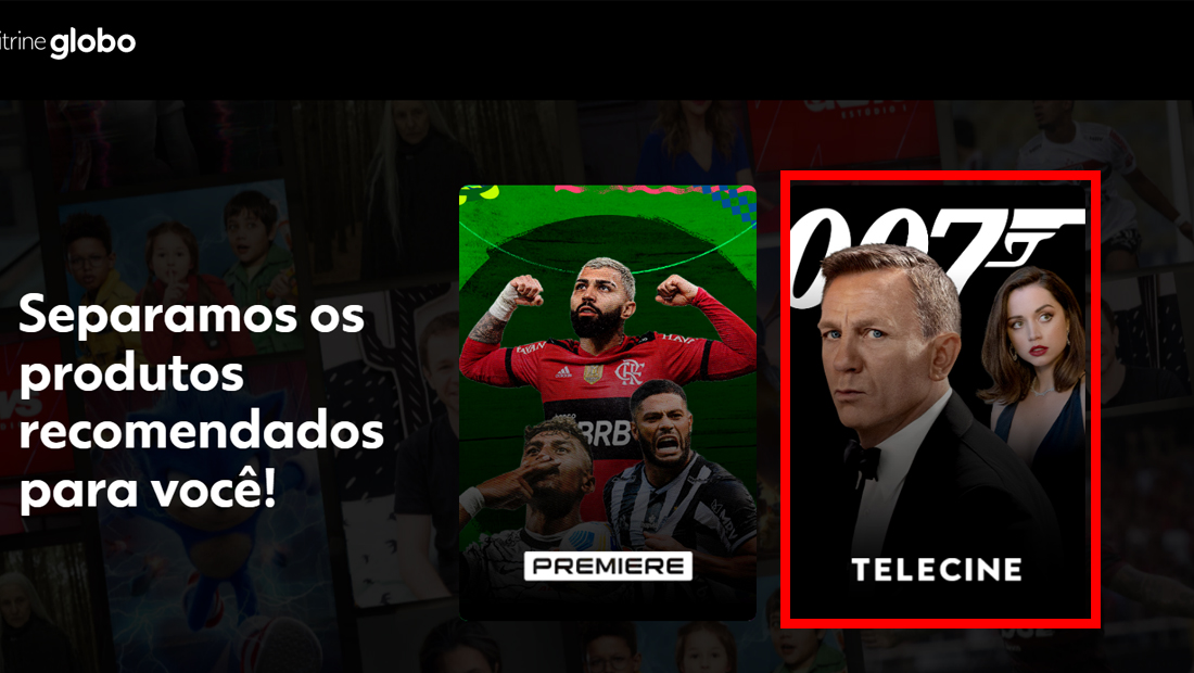 O site vai exibir todos os planos