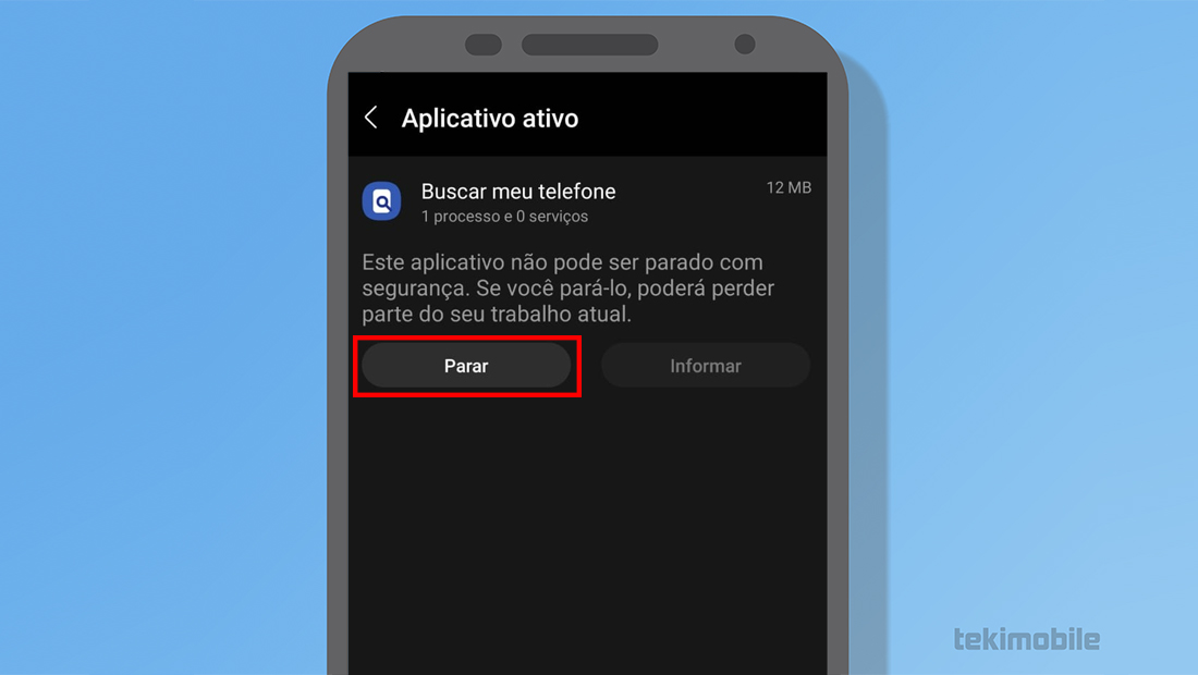 Tome cuidado com o que você vai Parar