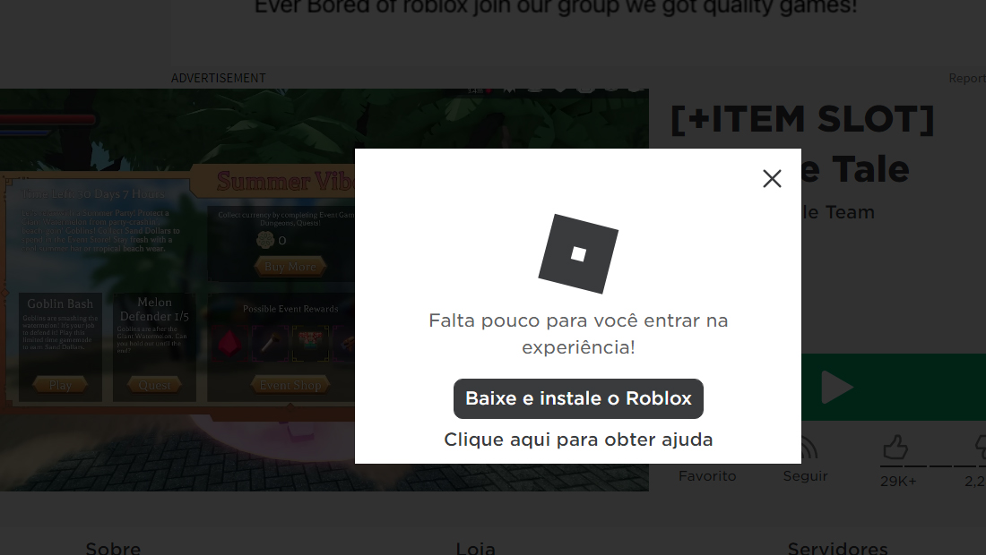 Para baixar basta seguir os passos que serão exibidos