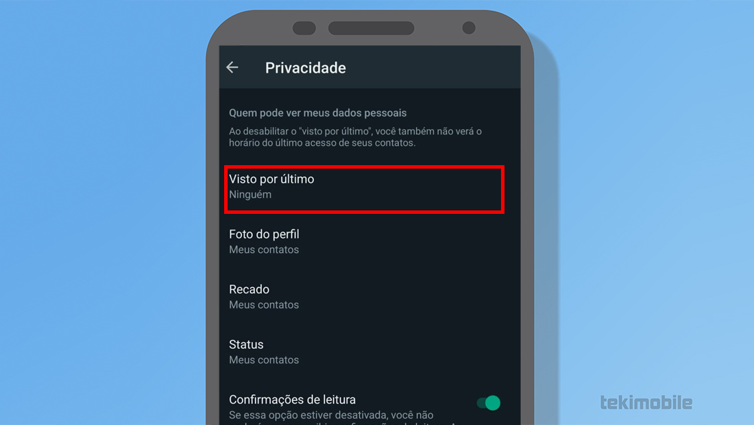 A aba é a primeira exibida