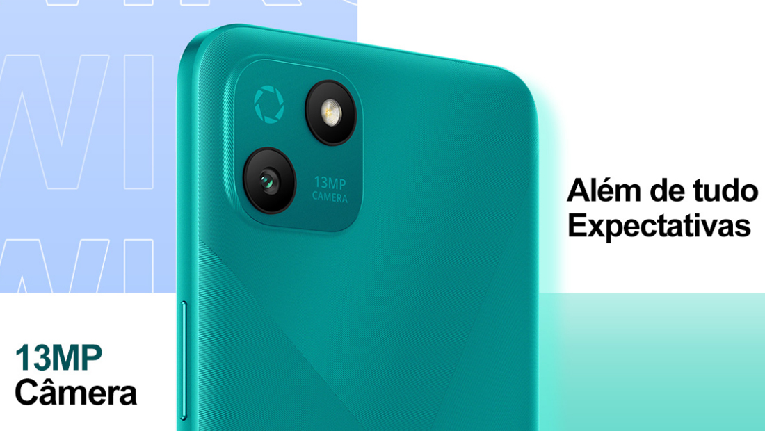 O celular contêm apenas uma câmera traseira