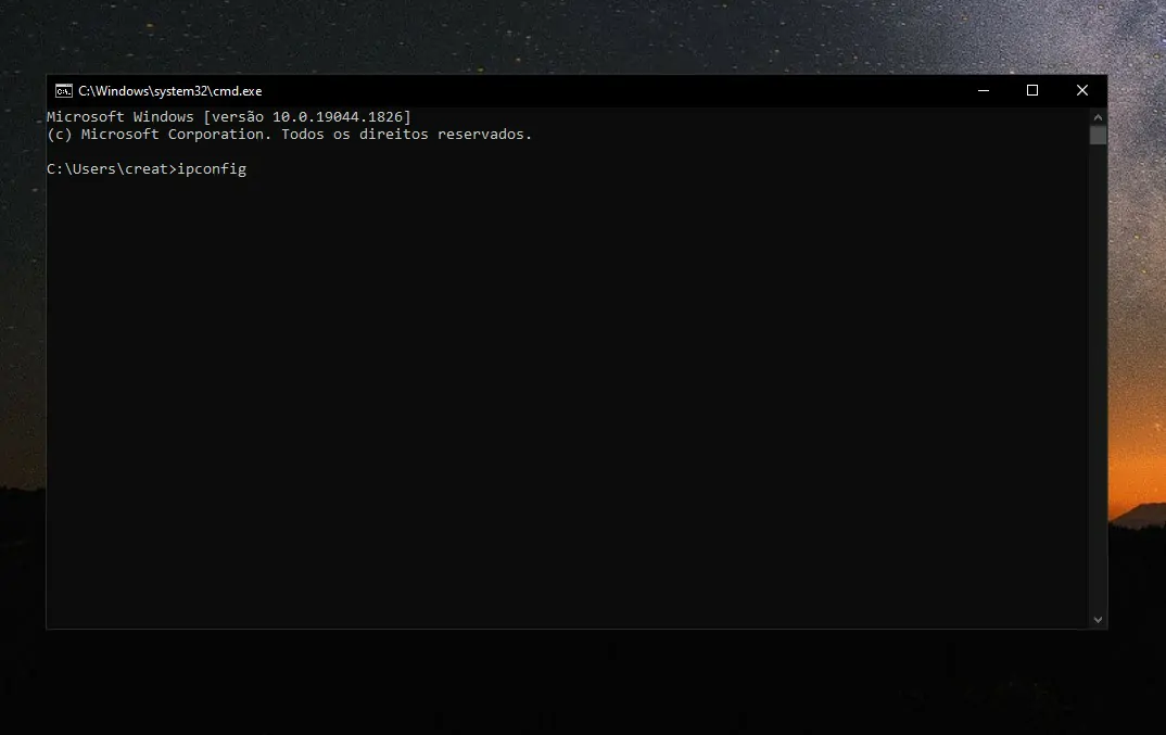 cmd - Como mudar a senha do Wi-Fi