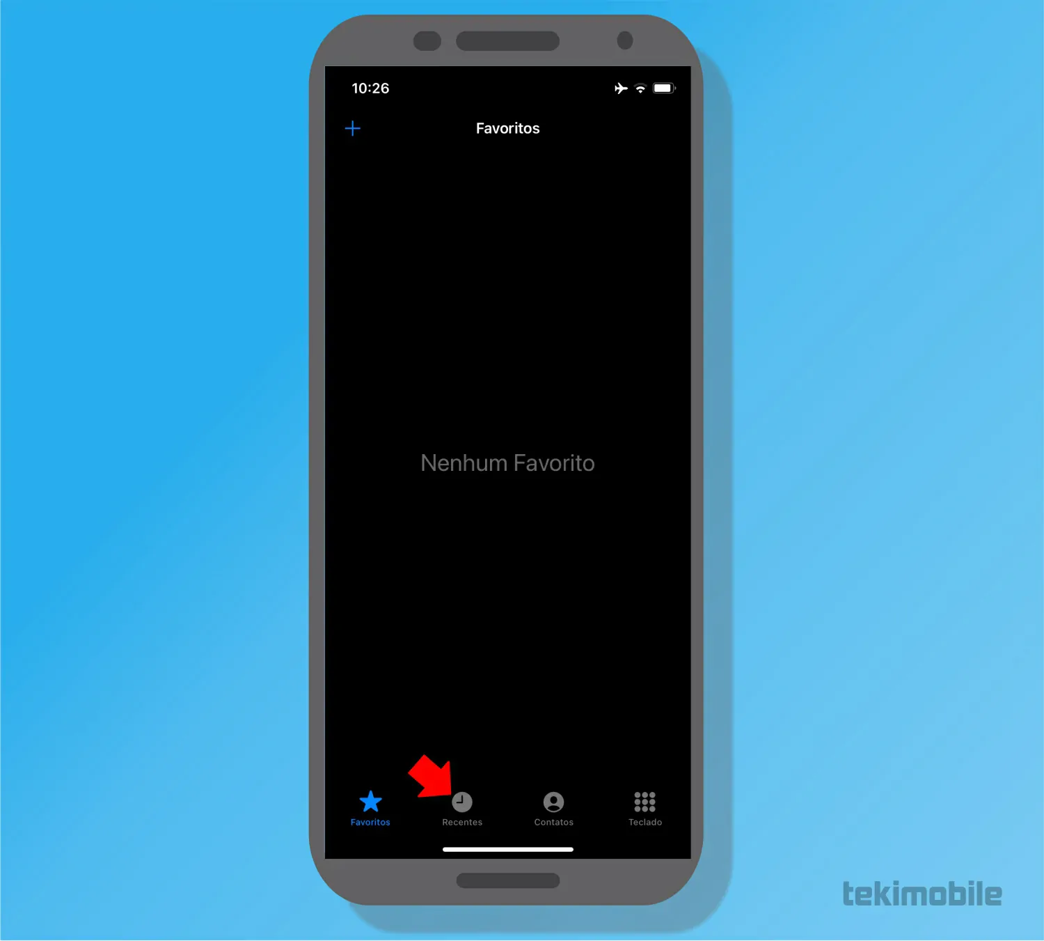 toque sobre Recentes - Como bloquear contatos e ligações no iPhone
