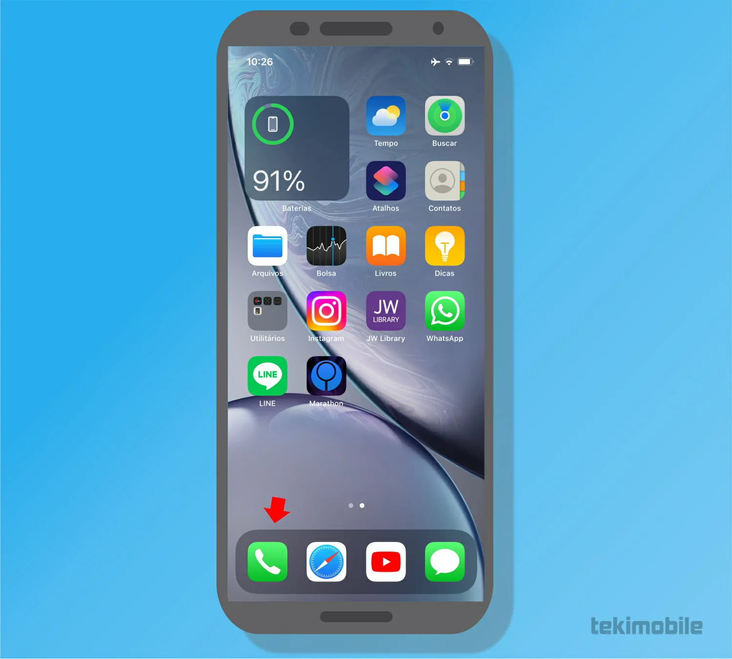 toque sobre o ícone - Como bloquear contatos e ligações no iPhone
