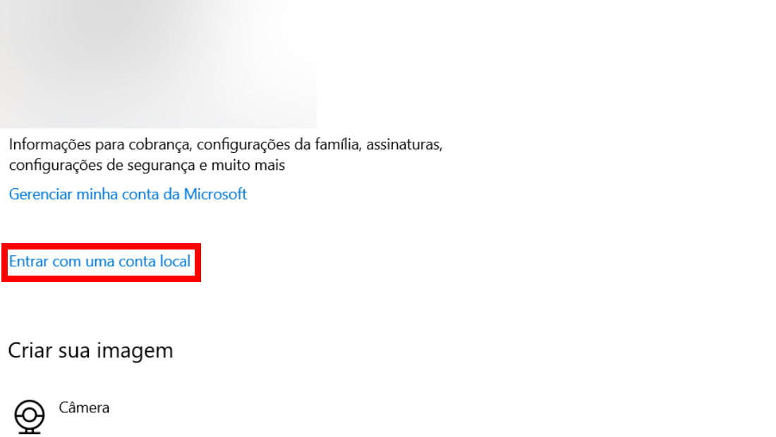 A opção está facilmente localizada