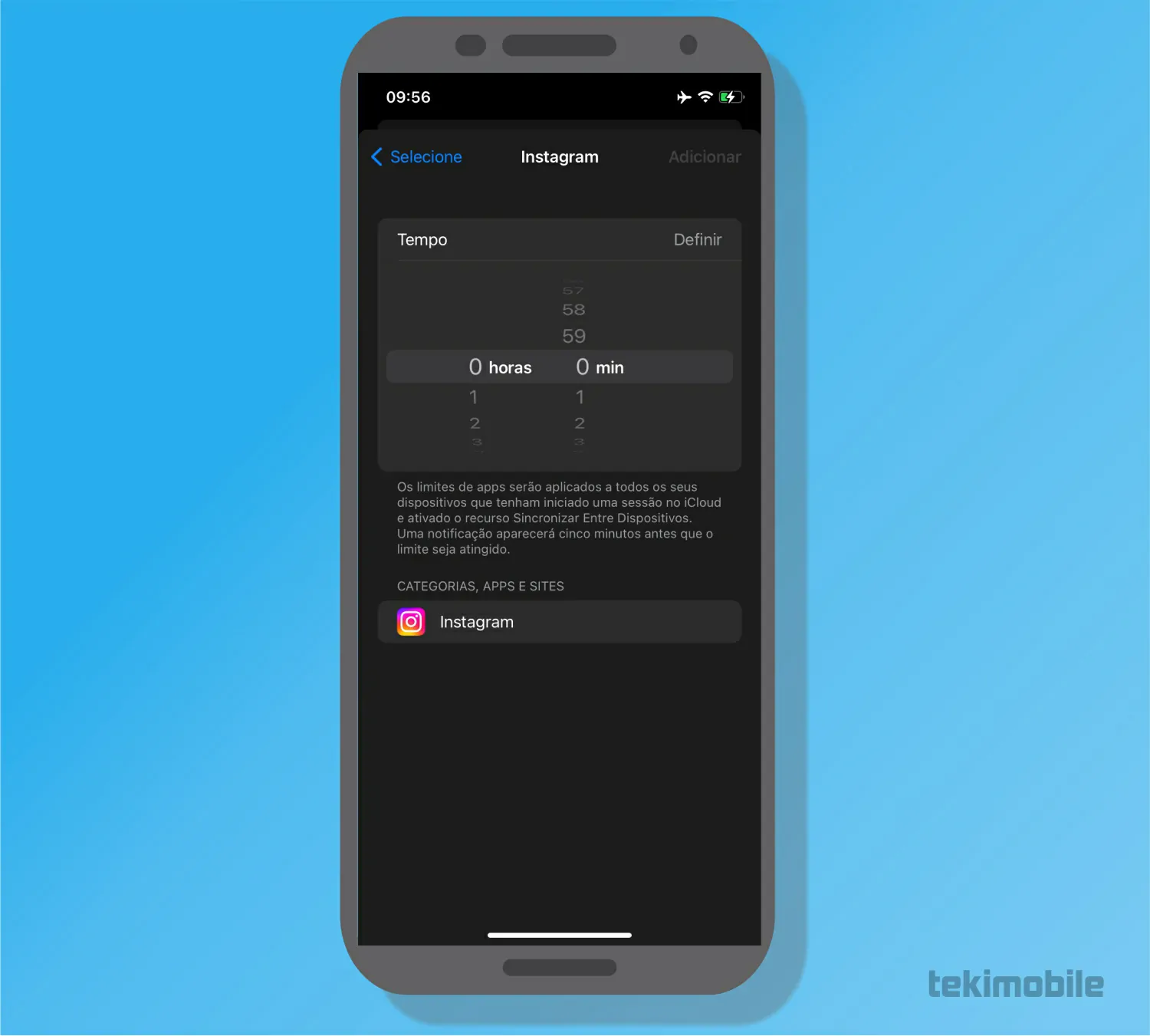 Defina o limite - Restrições do iPhone como configurar o controle de pais