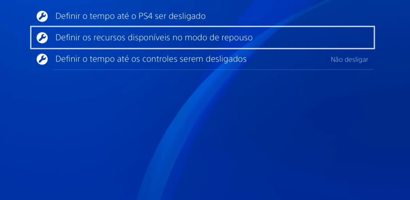 Definir os recursos - Como atualizar jogos no PS4 e PS5