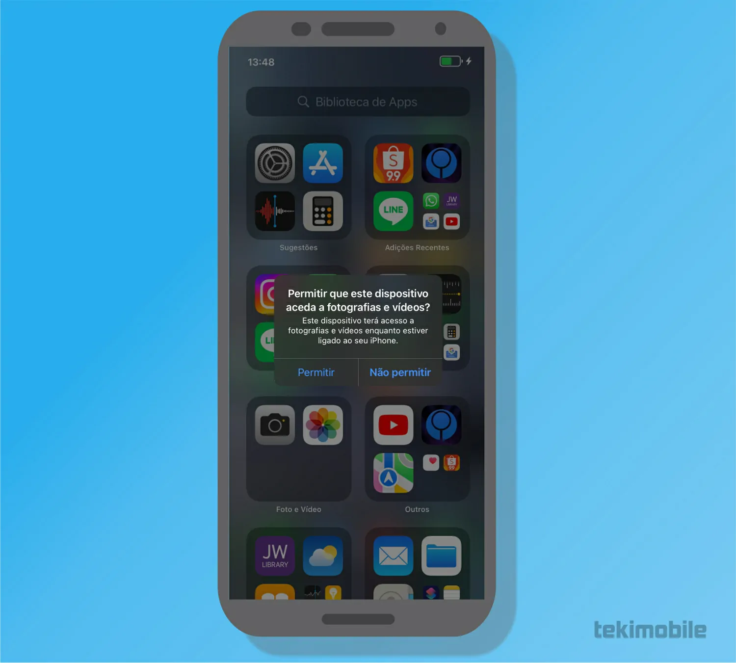Toque em Permitir - O que é o Dynamic Island do novo iPhone 14