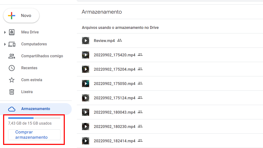 Aprenda como liberar espaço no Google Drive