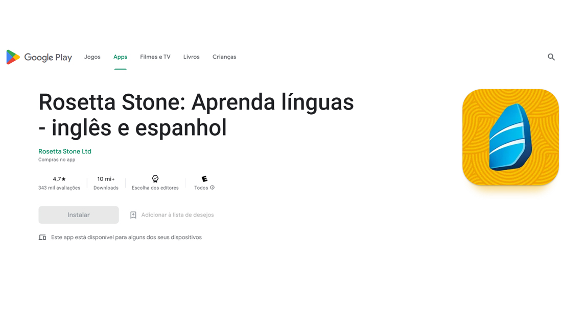 O método de ensino do app é diferente