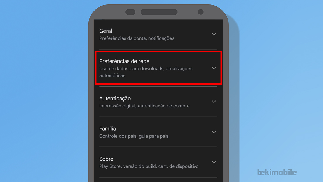 Nas configurações é possível fazer mais ajustes na loja