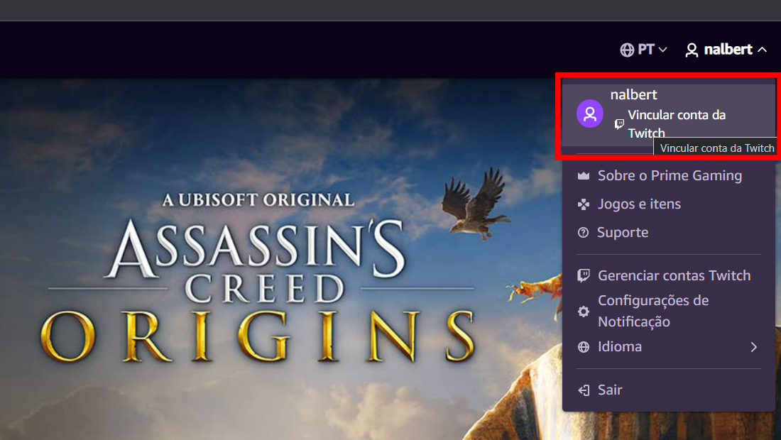 Aprenda como vincular o Twitch ao Amazon Prime