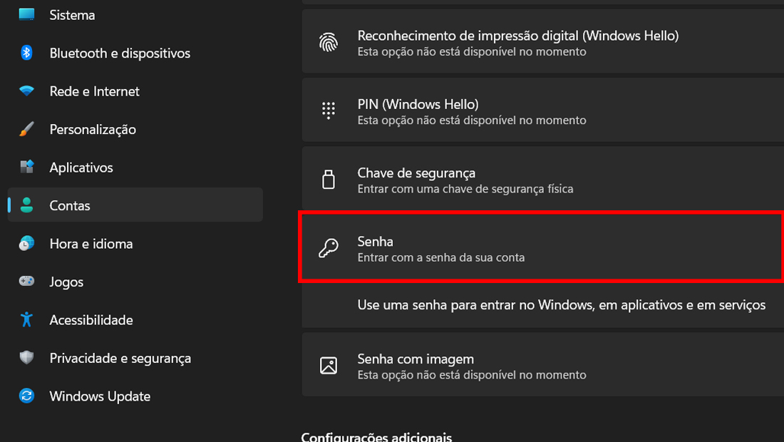 Ao clicar uma nova janela será aberta