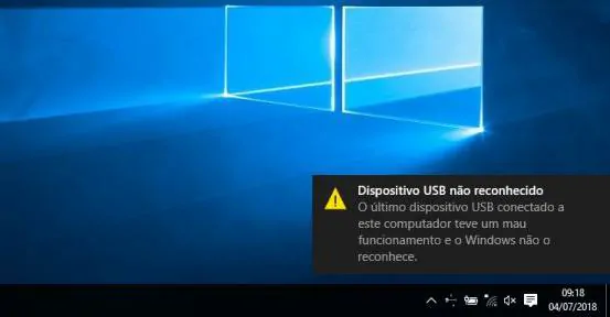 Dispositivo não reconhecido - Erros comuns do Windows e como solucionar