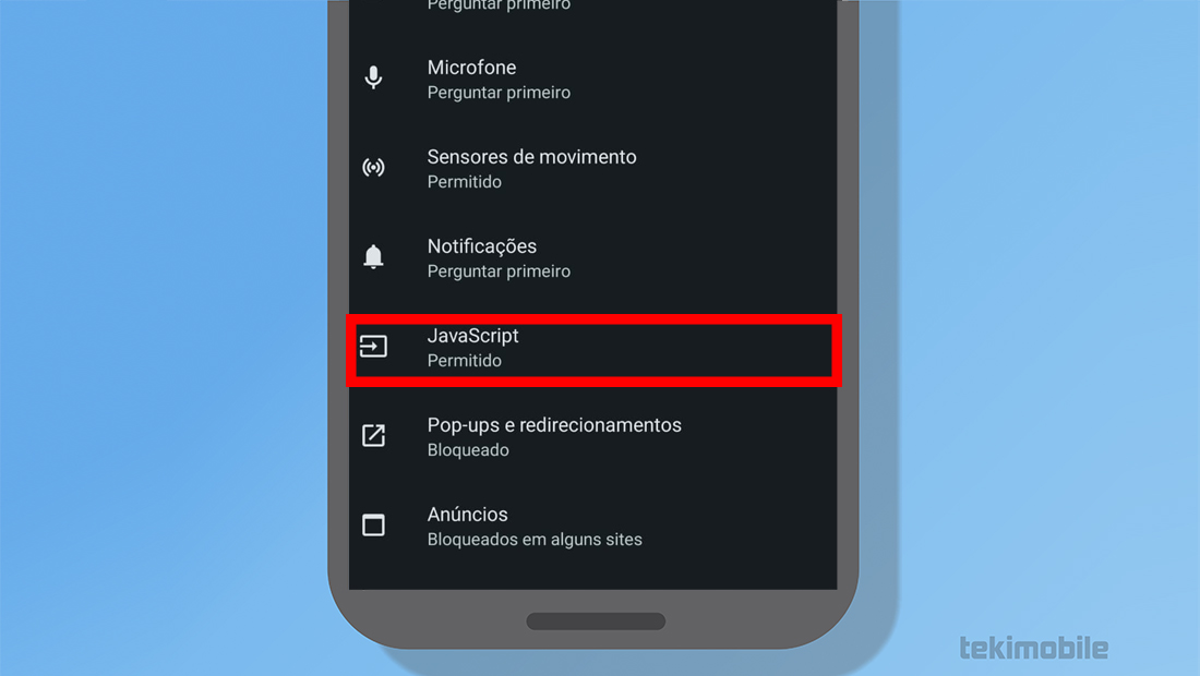 Javascript ativar chrome