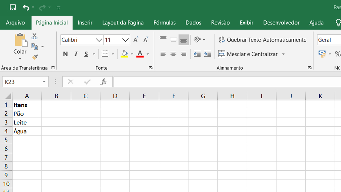 Pode usar qualquer planilha que desejar