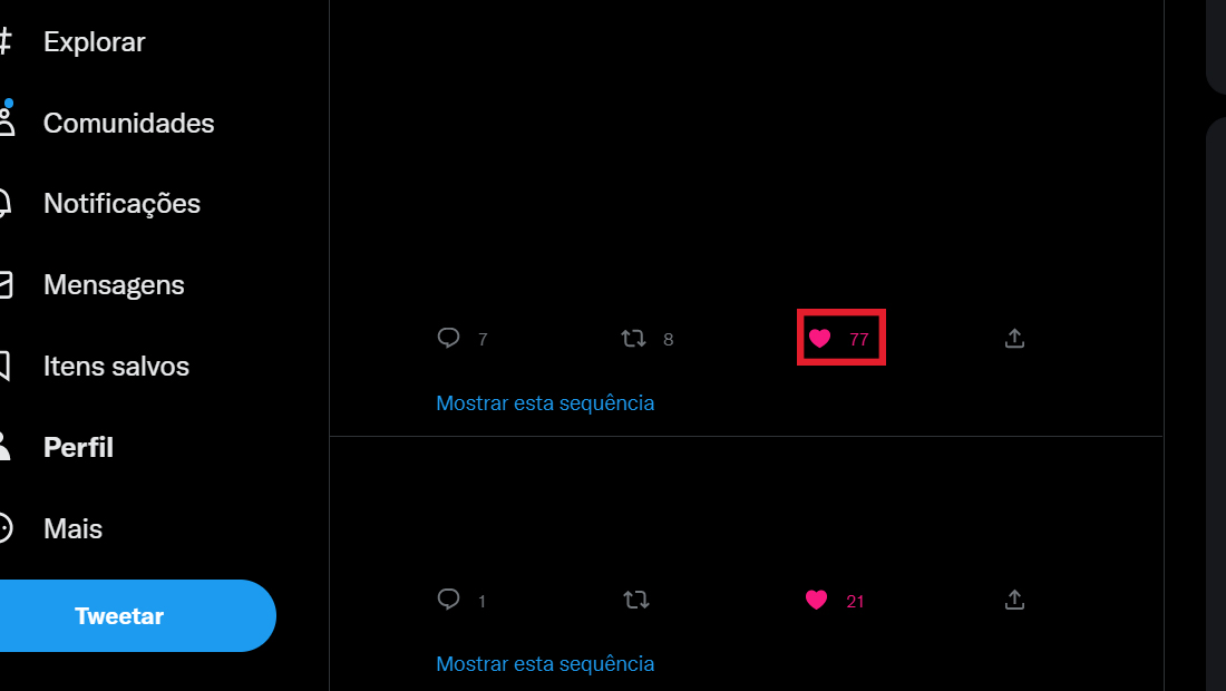 Aprenda como excluir curtidas do Twitter