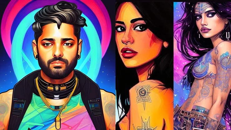 Artistas famosos que aderiram a trend 2 - Como usar o Lensa para fazer avatar com IA