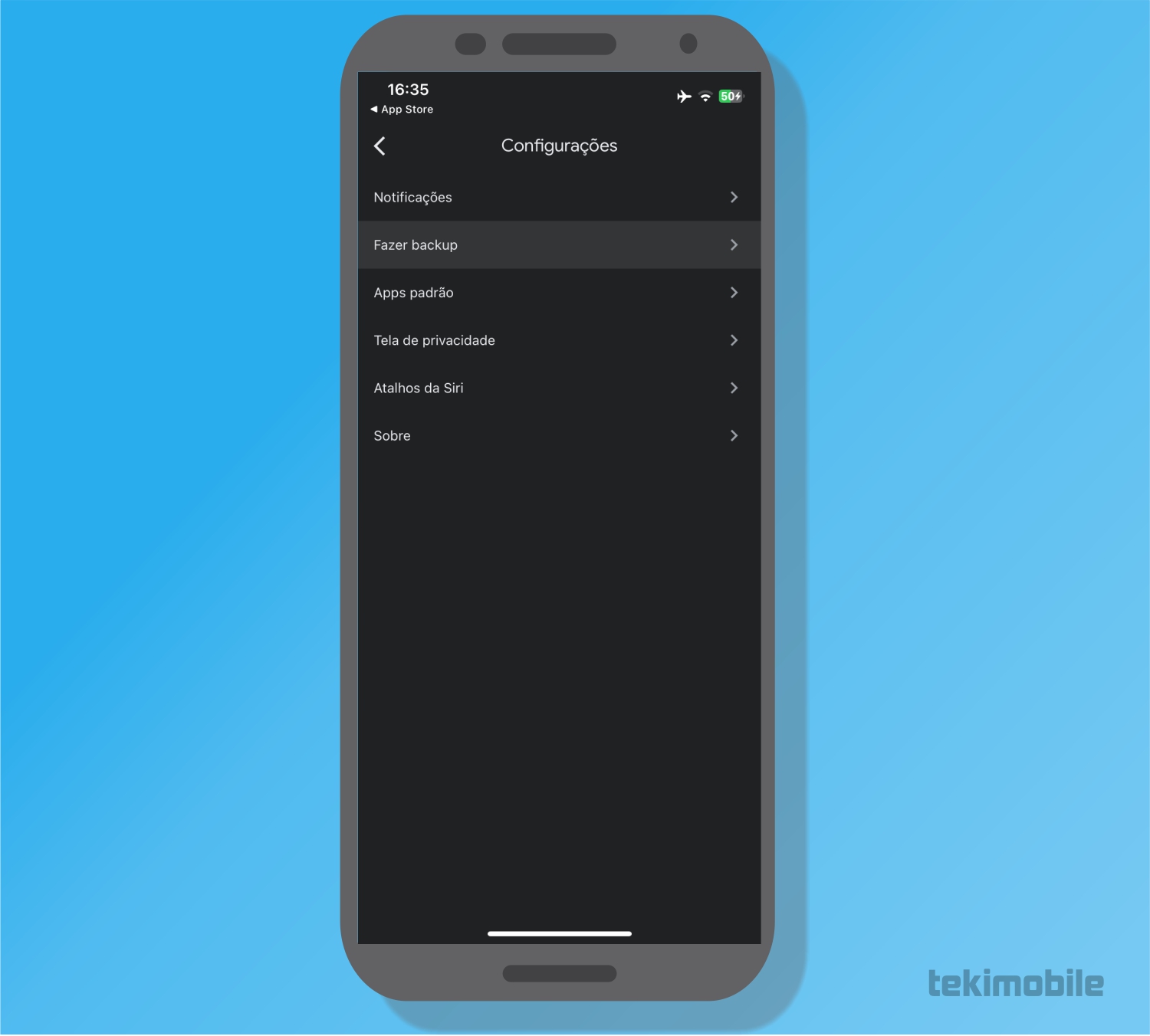 Toque em Fazer o Backup - Como fazer backup do iPhone no Google Drive