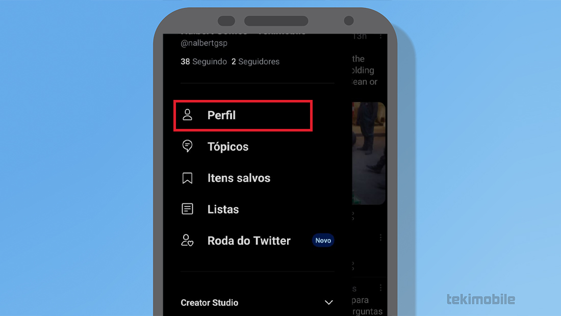 como excluir curtidas do Twitter no app