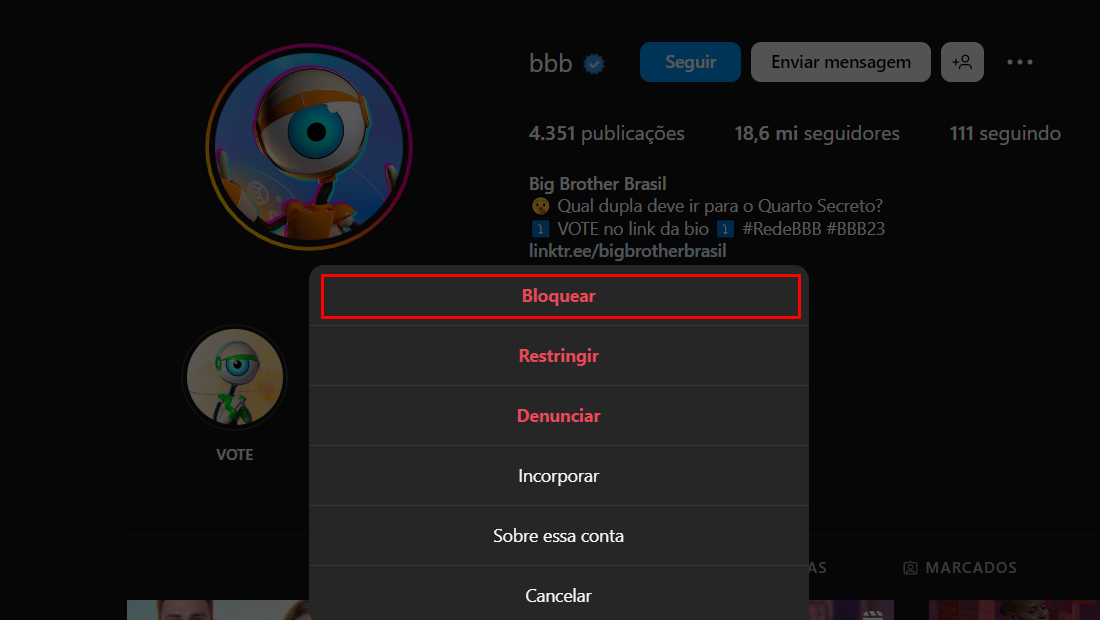 Como bloquear tudo sobre bbb 23 bloquear