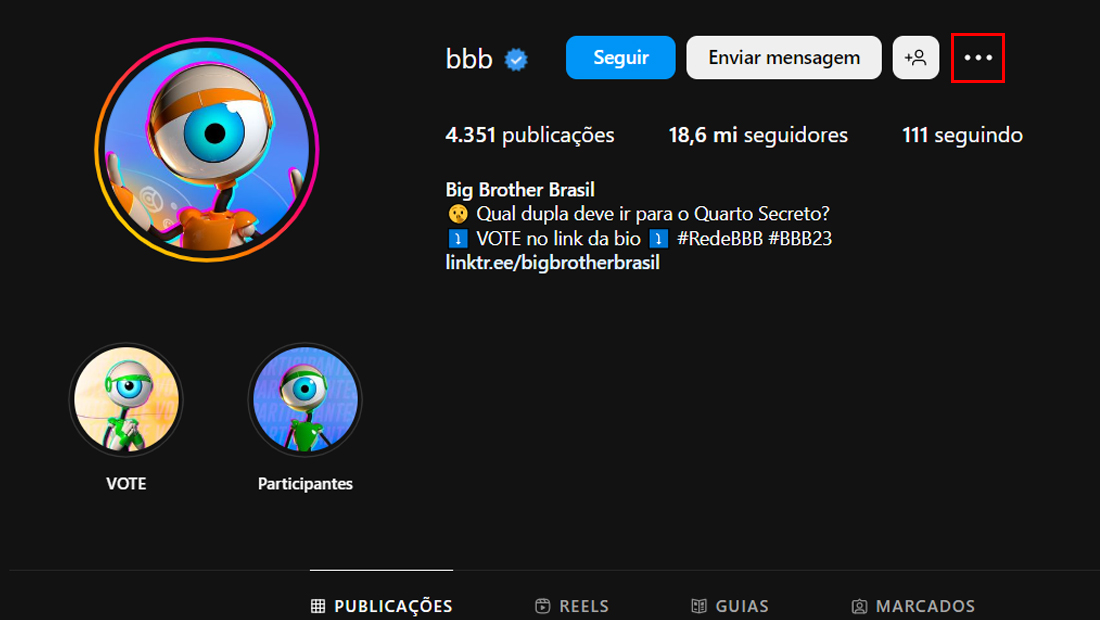 Como bloquear tudo sobre bbb 23 instagram