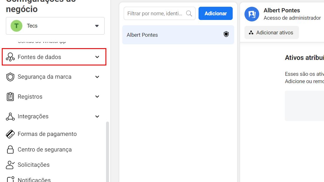 Como excluir um Pixel do Facebook fontes de dados