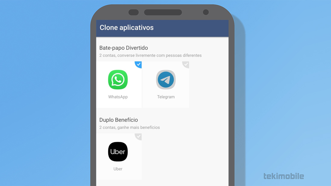 Como usar duas contas do WhatsApp no mesmo celular dual parallel