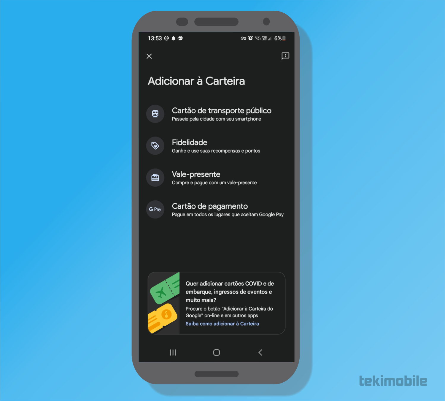 Como comprar bilhete de trem e metrô em São Paulo usando a Carteira do Google 1