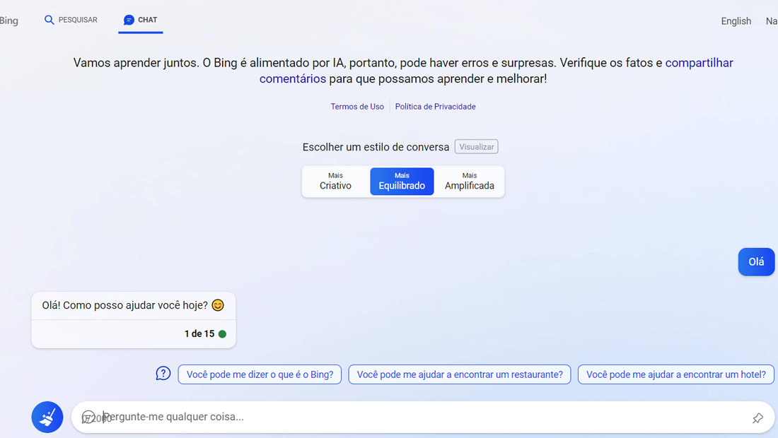 Como usar o navegador Edge com GPT-4 no Bing IA