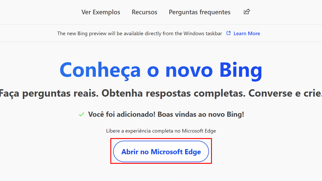 Como usar o navegador Edge com GPT-4 no Bing outro navegador