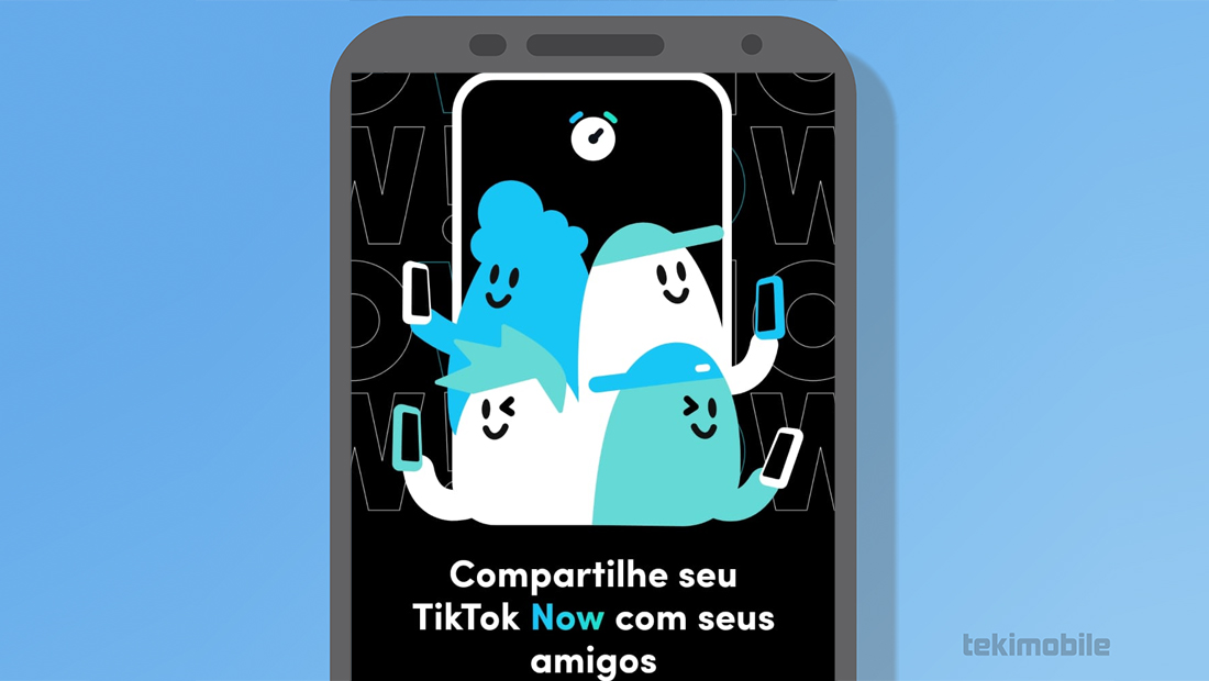O que é o TikTok Now criar
