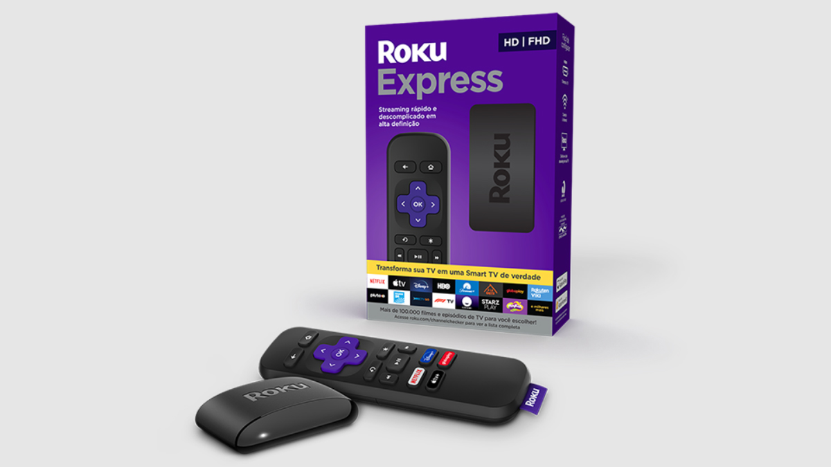 Melhor preço até hoje: Roku Express a partir de R$ 168 no Prime Day