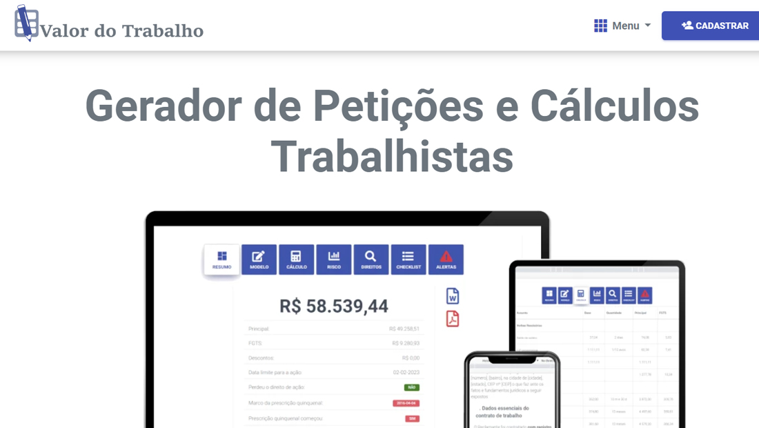 calcular rescisão do contrato