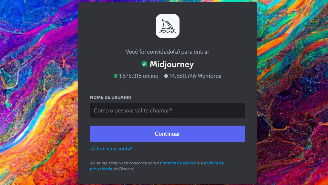 como usar o midjourney